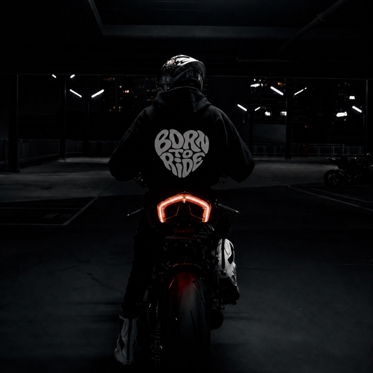HOODIE COEUR BORN TO RIDE