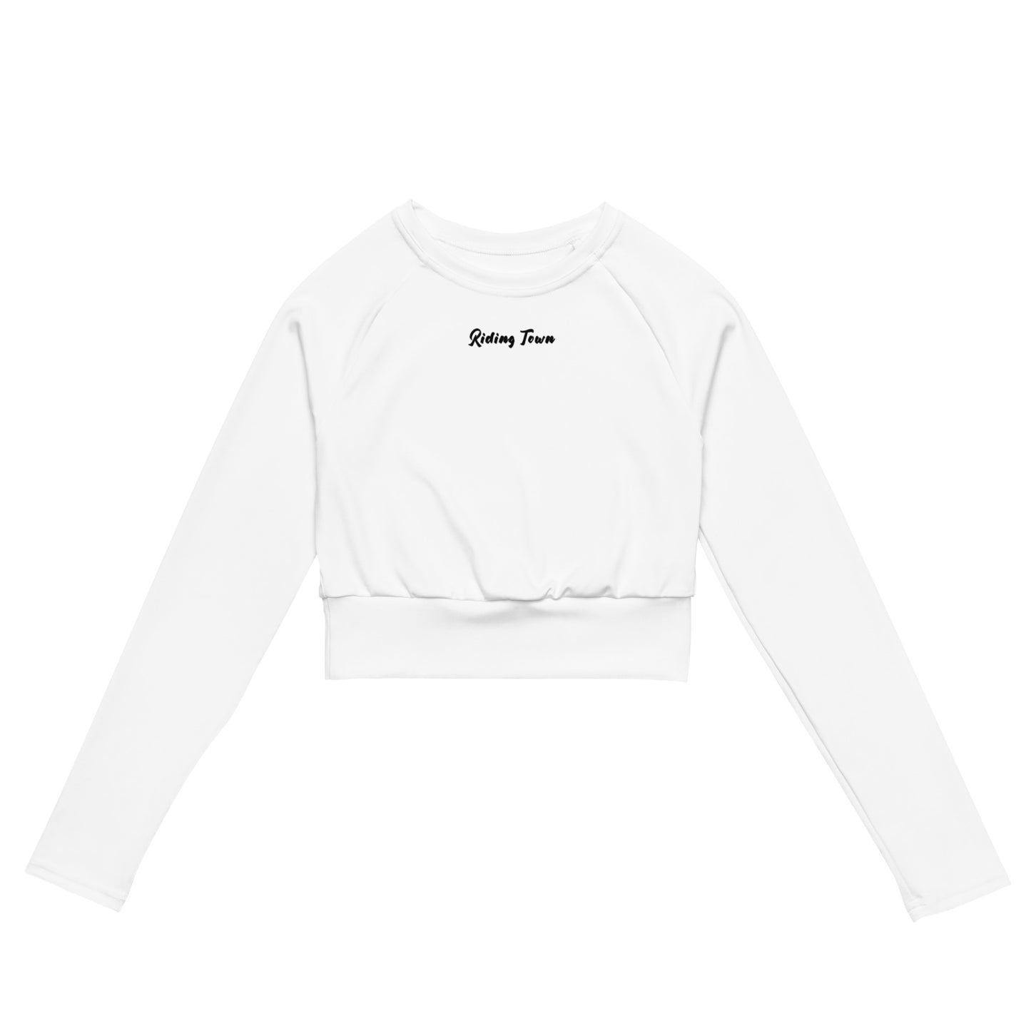 Crop - top Manche Longue - BIKERBOY - Blanc